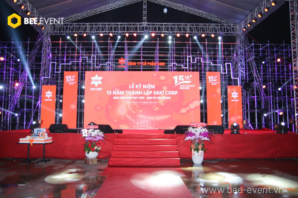 Lễ kỉ niệm 15 năm thành lập Saki Corp