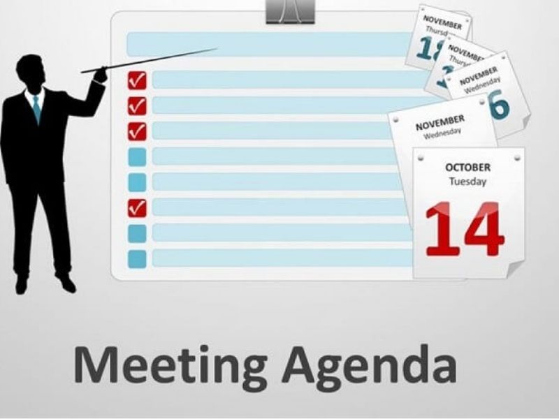 Các yếu tố cần có trong một agenda